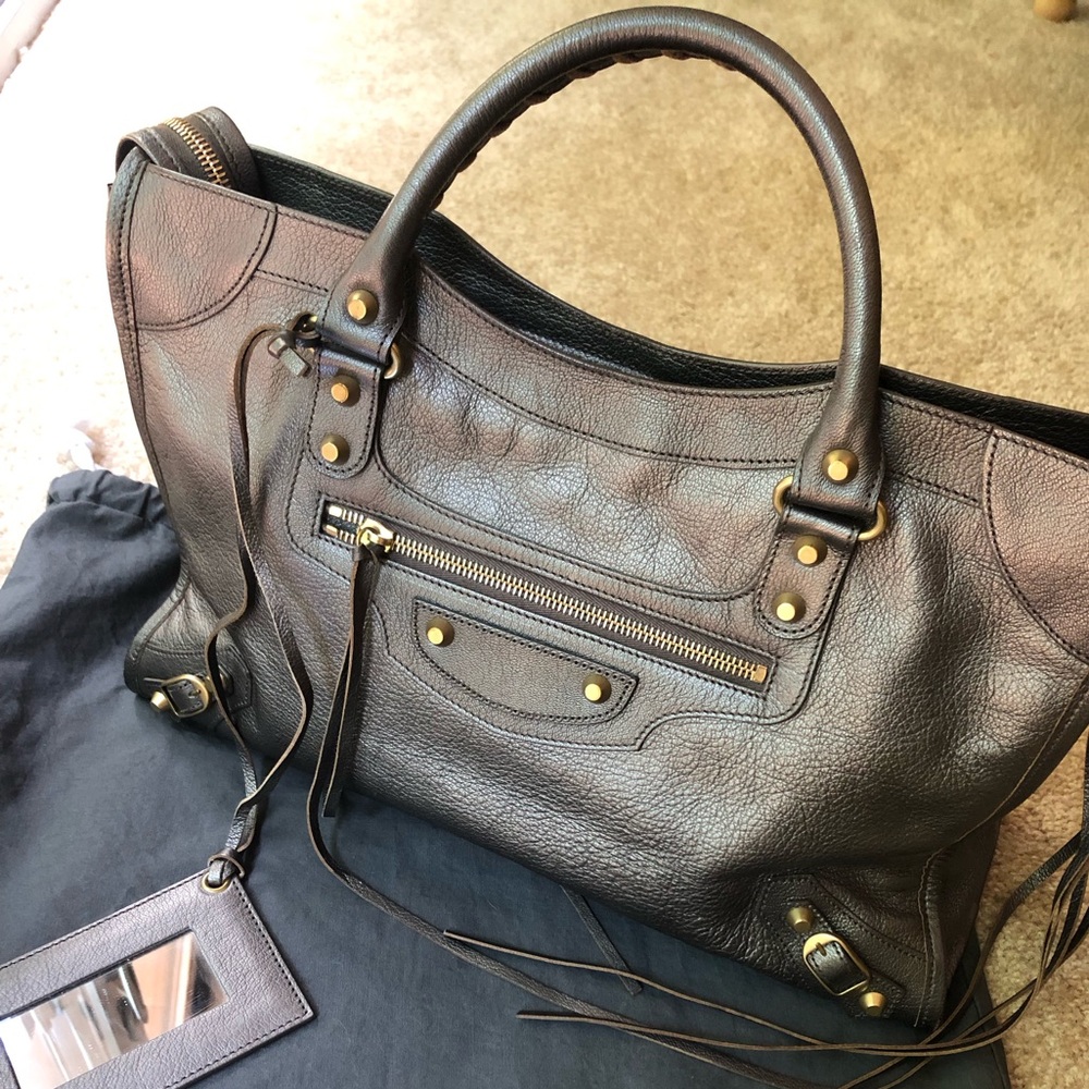 Balenciaga City - Holiday 2012 Pearly Bronze Chevre EUC